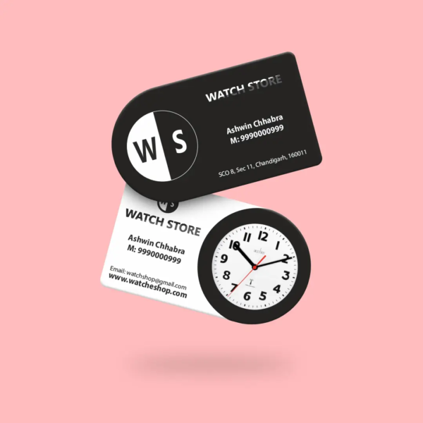 U Shape Business Card